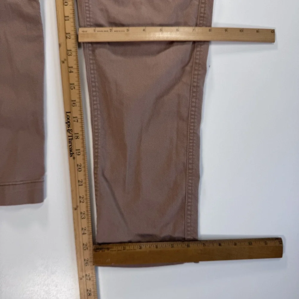 J CREW Girlfriend Chino Khaki Pant Womens 2 Tan AD156 - Picture 10 of 14